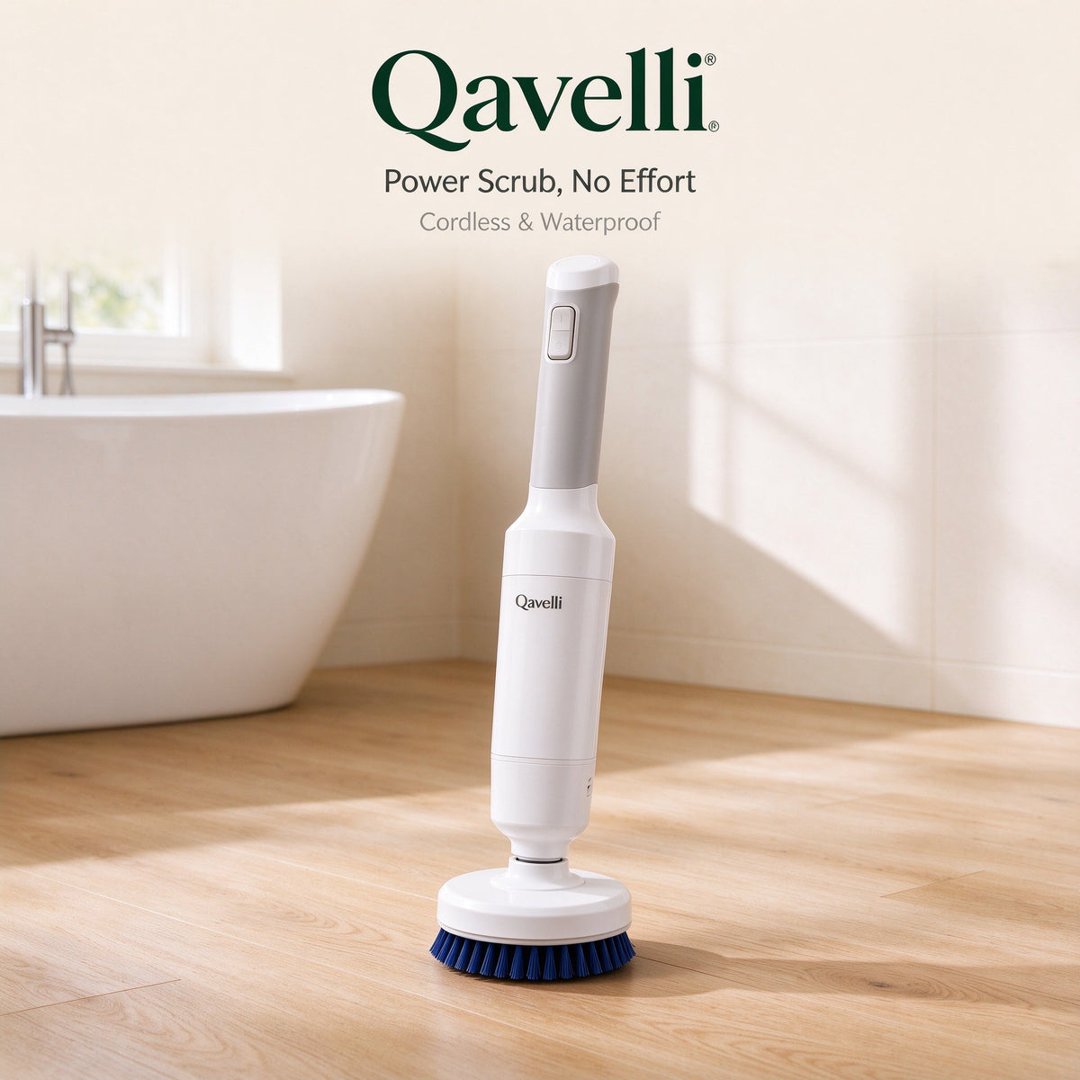 Qavelli® Cordless Electric Spin Scrubber