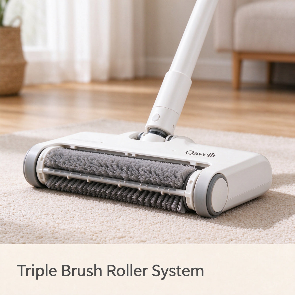 Qavelli® Manual Carpet Sweeper