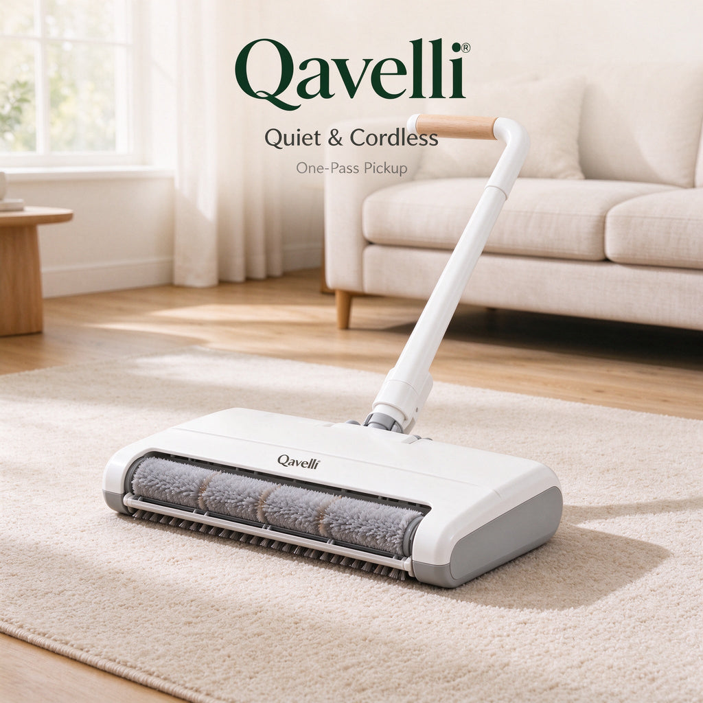 Qavelli® Manual Carpet Sweeper